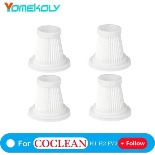 For COCLEAN H1 H2 FV2 Car Handheld Vacuum Cleaner HEPA Filter Professional Replacement Accessories Parts