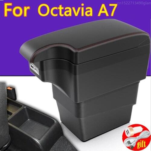 For New Octavia A7 armrest box