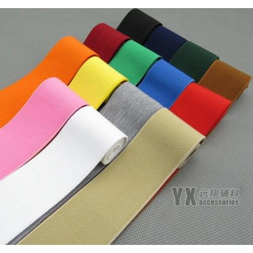 6meters extra soft elastic webbing 4cm wide stretchy bands for trousers bags clothes belt 14colors new arrive