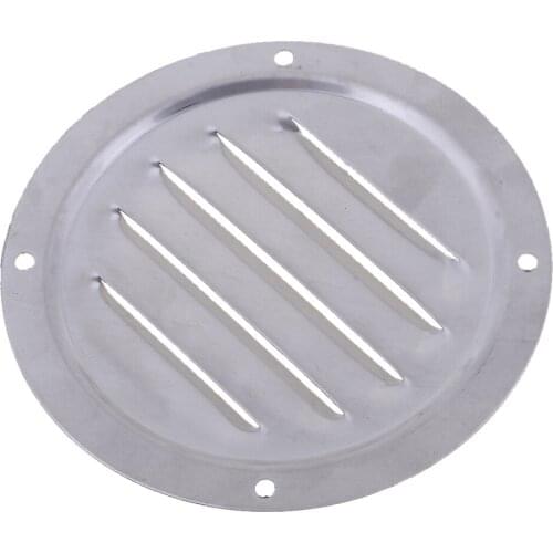 Round Louver Vent 103mm Durable 304 Stainless Steel for Yacht RV Boating Deck Hardware