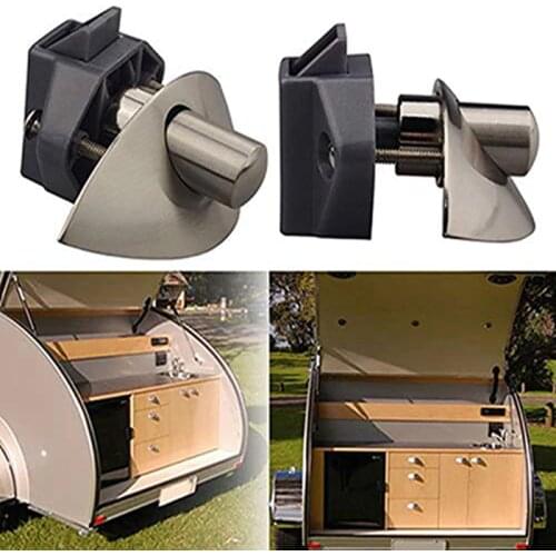 Half-moon Push Lock Keyless Latch Catch Cupboard Door Knob Wardrobe Drawer Cabinet Lock Camper Motorhome Caravan Locks