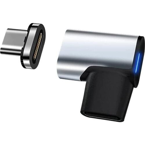 Magnetic USB C Adapter,24Pins Type C Connector,PD 100W Fast Charging 10Gb/S Data Transfer for iPad Pro Air