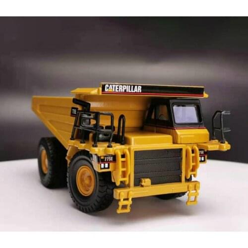 Alloy Truck Model Cat 775e Dumps Engineering Vehicle Static Display Adult Collection Gift Boy Hot Toys Diecast 1/64 Scale