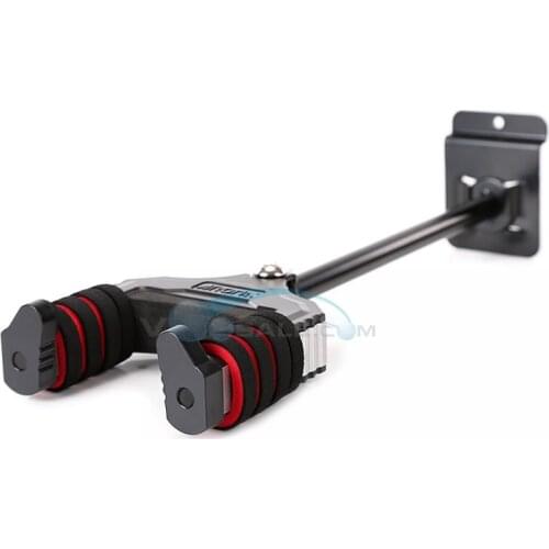 AROMA New Long Arm Aluminium Alloy Wall Hanger Hook Holder Stand Bass Guitar Ukelele Violin Neck Support Racks With Foam Cushion