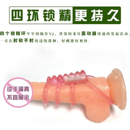 Wholesale Triple 3 Rings cock ring chastity delay penis ring Cage Jelly Impotence Erection Aid Sex aid Erectile Dysfunction enha