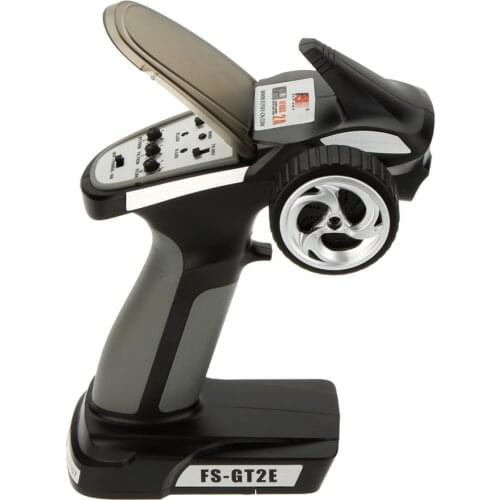 Flysky FS-GT2E AFHDS 2A 2.4ghz 2CH Radio System Transmitter Adjustable steering dual-rate for RC Car Boat with FS-A3 Receiver