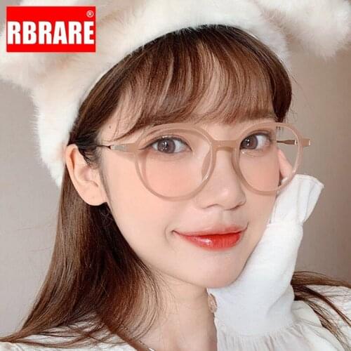 RBRARE 2021 Retro Round Glasses Frame Women Vintage Circle Glasses Women Eyeglasses Clear Lens Glasses Monturas De Lentes Mujer