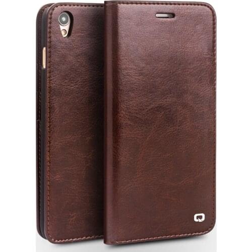 Luxury Ultrathin Flip Genuine Leather Pocket Cover for OPPO R9 Plus Fashion Business Wallet Card Slots Bag Case for OPPO R9 Plus