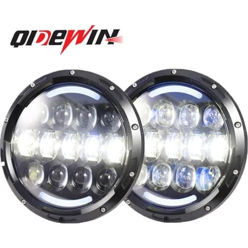 7-inch 75W Wrangler LED car motorcycle refitted 13 lamp bead headlights