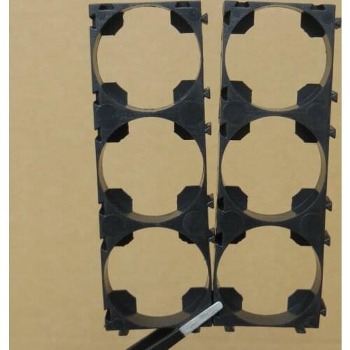 Pack of 20) 26650 Battery 1x3 Cell Spacer Radiating Shell Plastic Holder Bracket