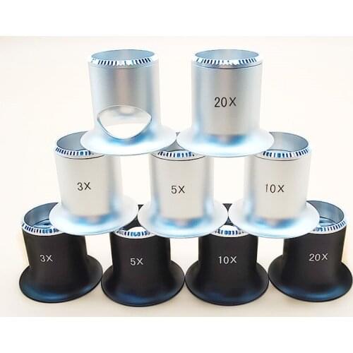 Watch maintenance magnifying glass multiple used for watch accessories and tools Several magnifying glasses