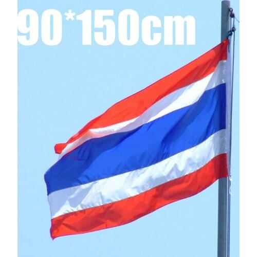 1pc 90*150cm 3*5 feet Polyester Thailand Flag Large Thai Flag With Eyelets