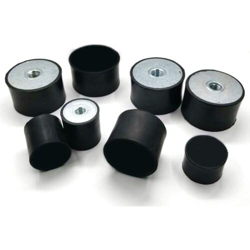 1PCS Rubber Shock Absorbers Anti Vibration 15-80mm M4-M12 Rubber-Metal Silentblock