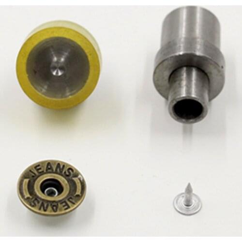 17 mm hollow jeans buttons install mold .DIY accessories. Jeans button tools Metal eyelets molds dies