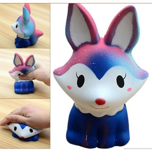 3pcs/lot Jumbo Kawaii Ninja Squishy Panda/Bear/Fox Bread Soft Slow Rising Fun Kid Toys Sweet Charm Cartoon Cake