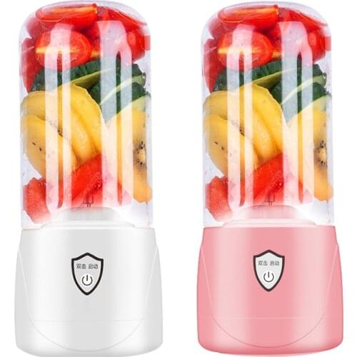 300mL Portable Juicer Electric USB Rechargeable Smoothie Blender Machine Mixer Mini Juice Maker Fast Food Processor Mobile Mixer