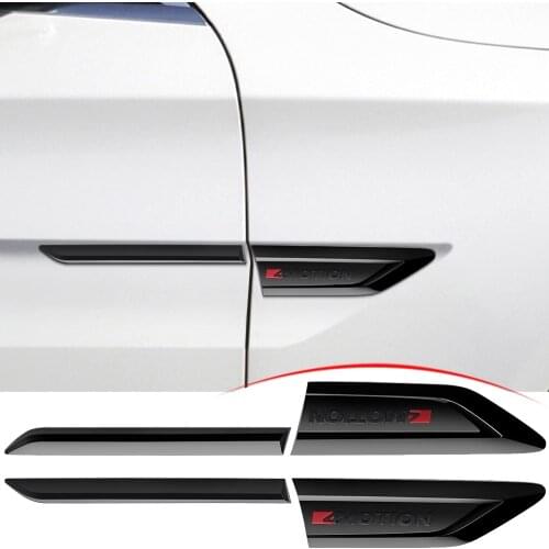 4pcs/Set 4 MOTION Blade Emblem Fender Sticker For Volkswagen VW Tiguan MK2 4Motion 4X4 Trunk Side Wing Logo Decor Car Tuning