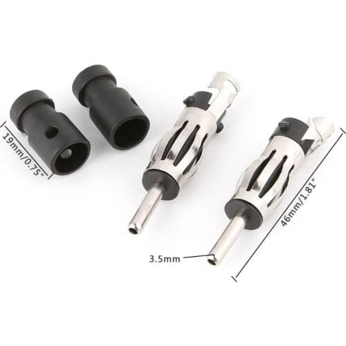 5pcs Car Radio Male Aerial Antenna Plug Adapter Plastic Handle Connector N0HF