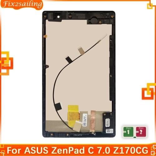 7" New For ASUS ZenPad C 7.0 Z170 Z170CG P01Y P01Z LCD Display With Touch Screen Digitizer Assembly For Z170CG Lcd 100% Tested