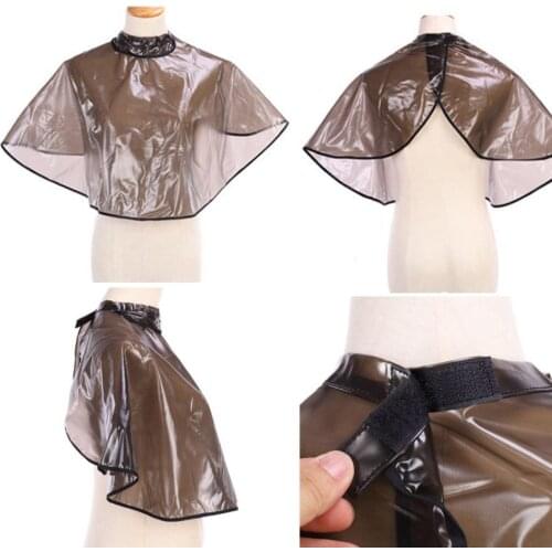 Anti-static Waterproof Home Salon Hair Cutting Dye Perm Collar Hairdressing Cape