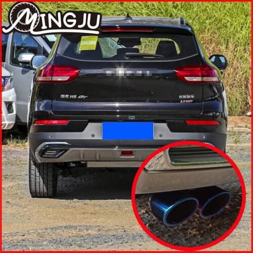 Car exhaust pipe muffler tail pipe 304 Stainless Steel For Great Wall Haval Hover H6 2021 Accessories Auto Parts