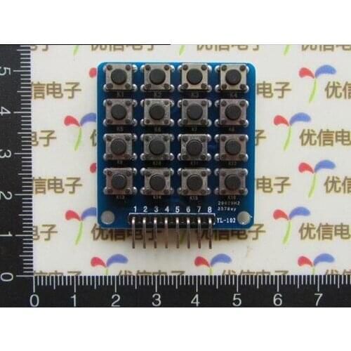 Free Shipping!!! electronic 4 * 4 matrix keyboard module / SCM module sensor