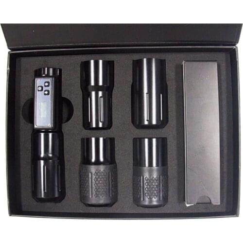 Wireless Tattoo Battery Pen Rotary Machine With Battery 2000mAh Japan Coreless Motor Digital Display Tattoo Set Permanent Makeup