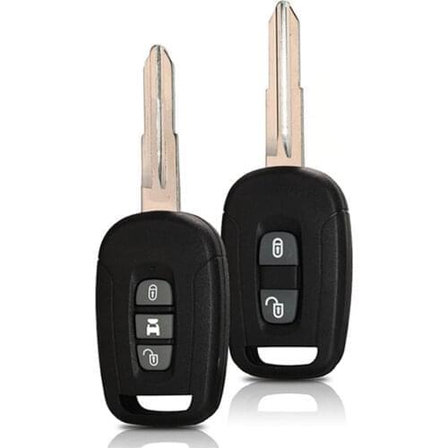 Jingyuqin 2/3 Buttons Car Key Case For Chevrolet Captiva Car Key 3 Buttons Blank Key Casing Cover