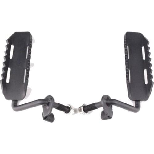 Black Steel wrangler Foot Pegs, Exterior Door Hinge Foot Rest Peg Pedal for jeep Wrangler JK JKU 2007-2017 (Pair)