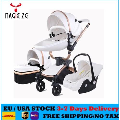 Newborn Baby stroller 3 in 1 High Landscape Stroller baby pushchair pram strollers Kinderwagen Poussette Bebe Baby Trolley