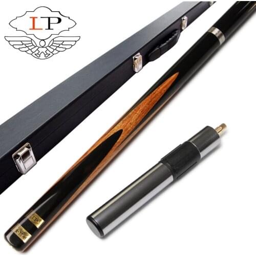 LP Jingang 03 Model Handmade 3/4 Snooker Cue Stick 9.8mm Tip with Black Snooker Cues Case Set China