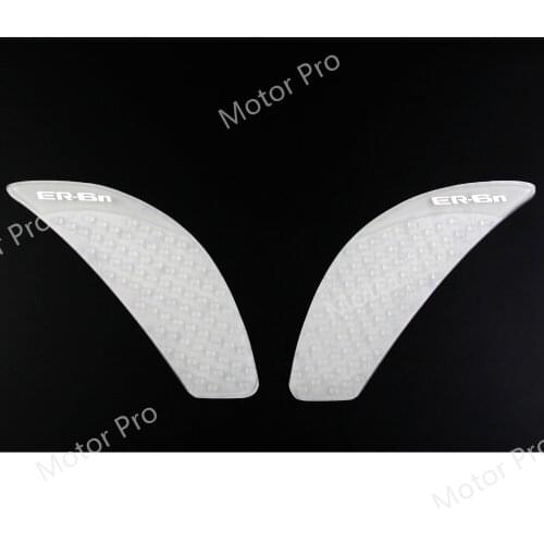 For Kawasaki ER6N 2006 - 2012 Gas Tank Pads Stickers Knee Traction Pad Cover Motorcycle ER-6N 2007 2008 2009 2010 2011