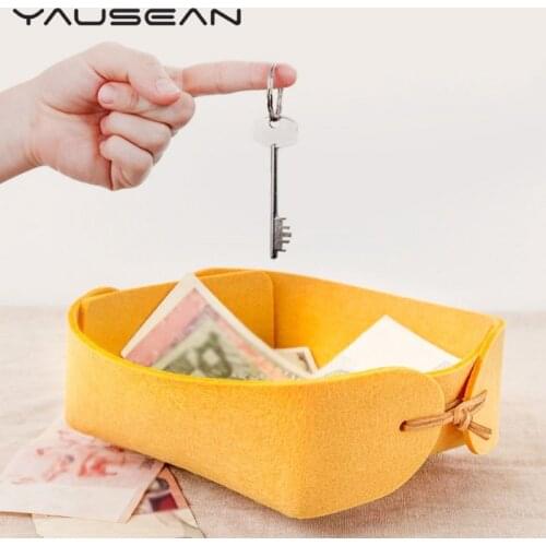 DIY Folding Storage basket home Desktop debris Toy sorting storage box Jewelry bag Container Cosmetic Book Stationery Organizer