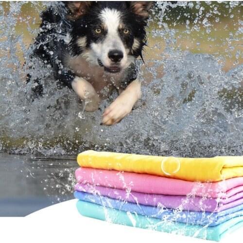 New Quick-Drying Soft Warm Towel Pet Dog Cat Soft Towel High Quality Dog Puppy Quilt Bath Towel #261545