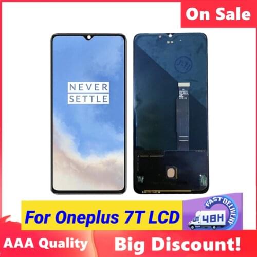Original 6.55" For Oneplus 7T LCD DisplayTouch Screen Digitizer Assembly Replacement LCD Screen For One Plus 7T 1+7t lcd screen