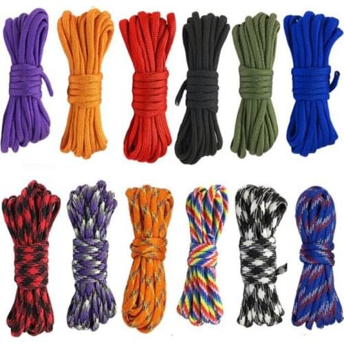 10m diameter 4mm 7 core Paracord, used for survival parachute rope lanyard camping rock climbing camping rope hiking clothesline