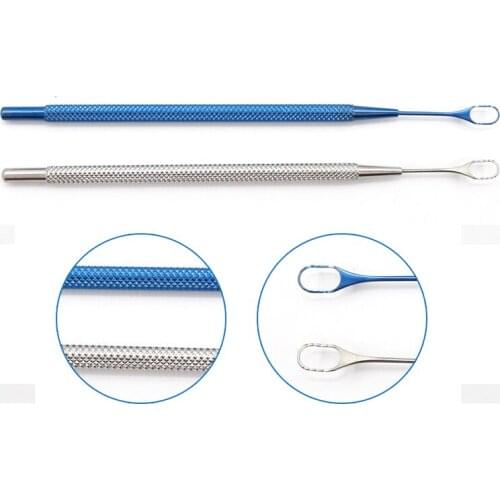 Stainless steel Titanium alloy flushing rod type Crystal wire loop 3*8 5*7 3*12 Chicken heart type