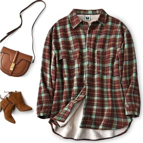 Shuchan Women's Plaid Shirts