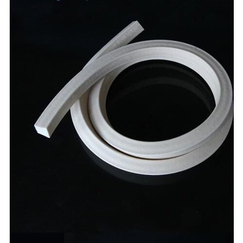 3mm 4mm 5mm 6mm 8mm 10mm square white silicone foaming strip for sealing rectangle silicone foaming sealing strip