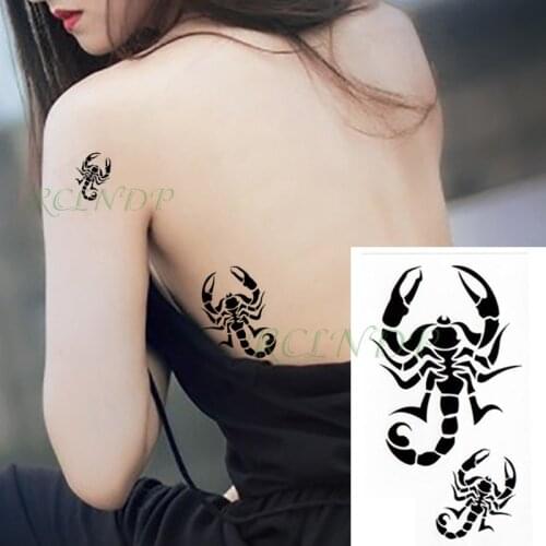 Waterproof Temporary Tattoo Sticker scorpion bird small Tatto Flash Tatoo Fake Tattoos Hand Leg Arm for Kids Men Women child