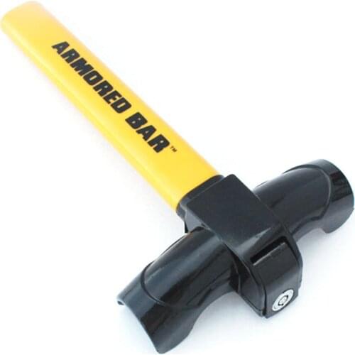 Universal Car Steering Wheel Anti-theft Lock Auto for SUV Truck Anti-Theft Security Rotary Steering Wheel Aluminum Lock