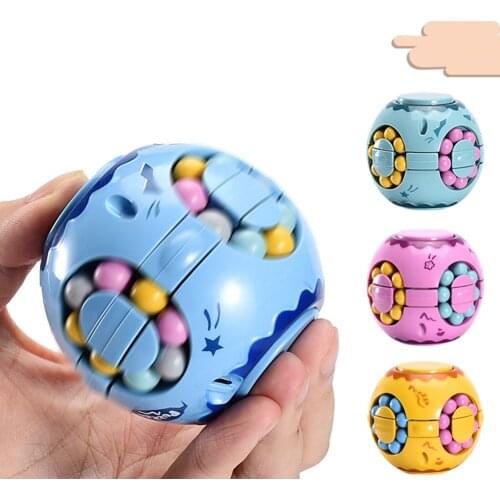 Rotating Magic Bean Toys Fingertip Gyro Decompression Creative Educational Toys For Children Adult Stress Relief