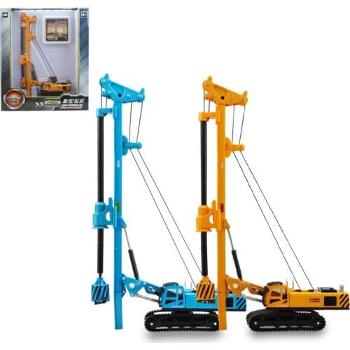 High simulation engineering model,1:64 alloy spin drilling rig,High-quality collection models,metal cars toy,free shipping