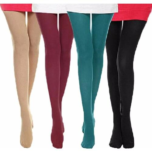 Women Sexy Warm Tights Spring Autumn Seamless Pantyhose 120D Velvet Medias Elastic Strumpfhose Slim Collant Femme