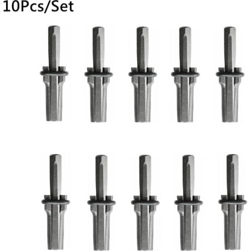 10Pcs/Set 16mm/18mm Stone Splitting Tools Separation Tool Wedges Stone Set Feather Shims Concrete Rock Marble Hand Diy and Tools
