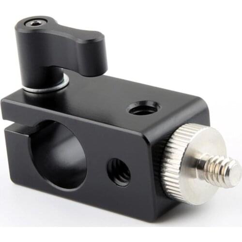 15mm Rod Clamp 1/4" Screw DSLR Camera Rig 15mm Rod Clamp 1/4" Hand Screw DSLR Camera Rig Shoulder Rig Video Shooting