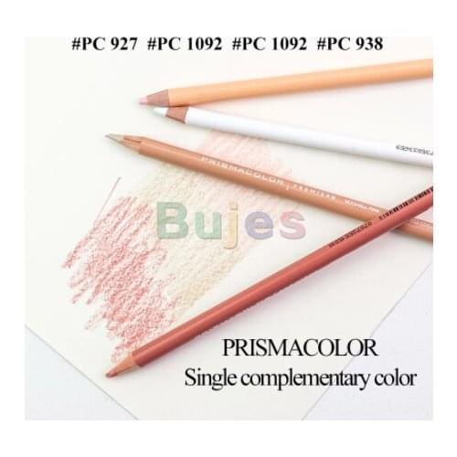 4pcs Sanford PRISMACOLOR Art Professional Oily Colored Pencils Single Color PC1086/1092/1093 Lapis De Cor Drawing Colored Pencil