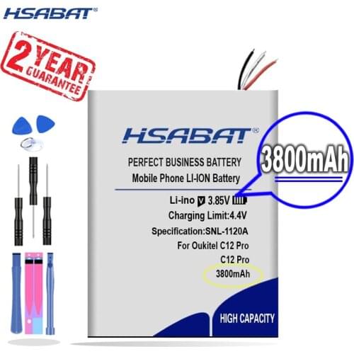 New Arrival [ HSABAT ] 3800mAh Replacement Battery for Oukitel C12 Pro for Oukitel C12