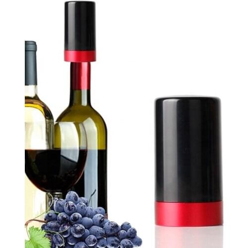 Electric Wine Bottle Stopper Automatic Vacuum Stopper Fresh Keeper with LED Light Wine Preserver Bar Kitchen Tools