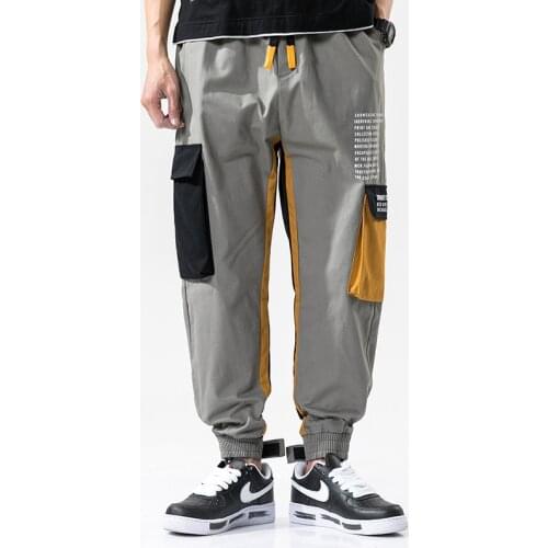 Spring Casual Pants New Men Pants Hip Hop streetwear Trend Wild Loose joggers Men Multi Pocket Cargo Pants Men pantalones hombre